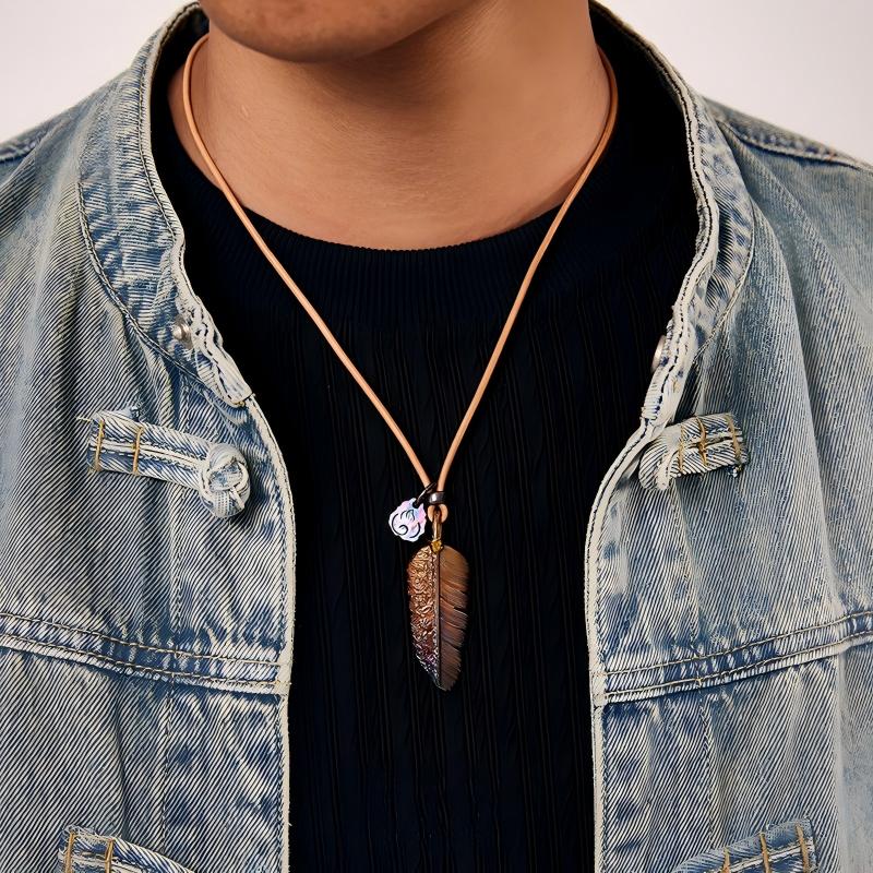 Taoist Consecrated Phoenix Nirvana Feather Pendant Necklace