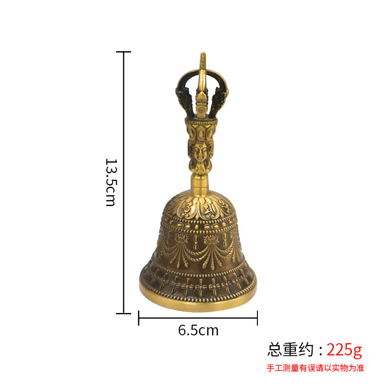 Brass Hand-Cranked Bell Copper Bell