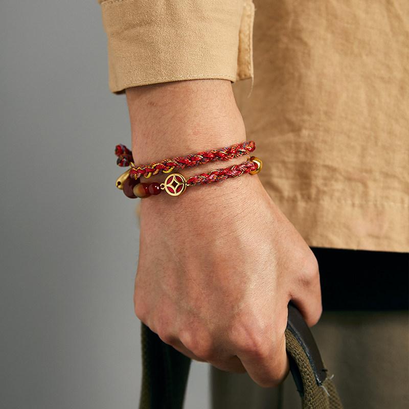 FlowofChi Wealth Flow (Qian Lai) Fortune Bracelet | Taoist Consecrated Wealth & Good Luck Bracelet