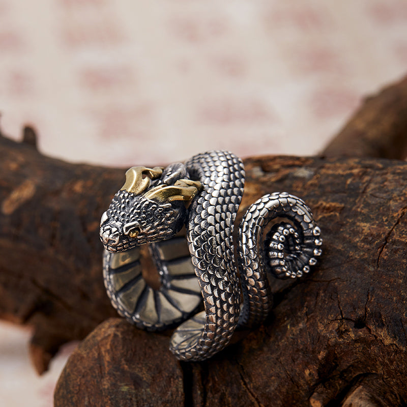 Snake Ring Single Ring Vintage Jewelry
