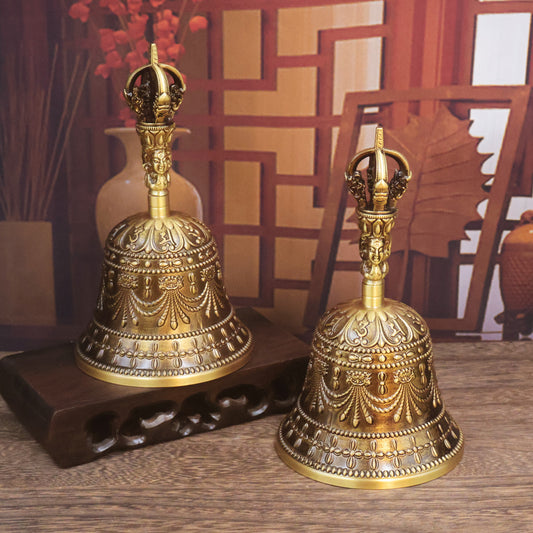 Brass Hand-Cranked Bell Copper Bell