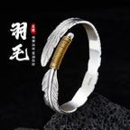 Open-Cuff Sterling Silver Bracelet Fashionable Silver Bangle