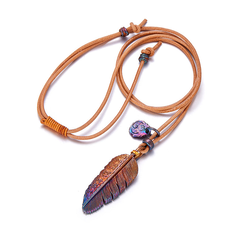Handmade Feather Pendant