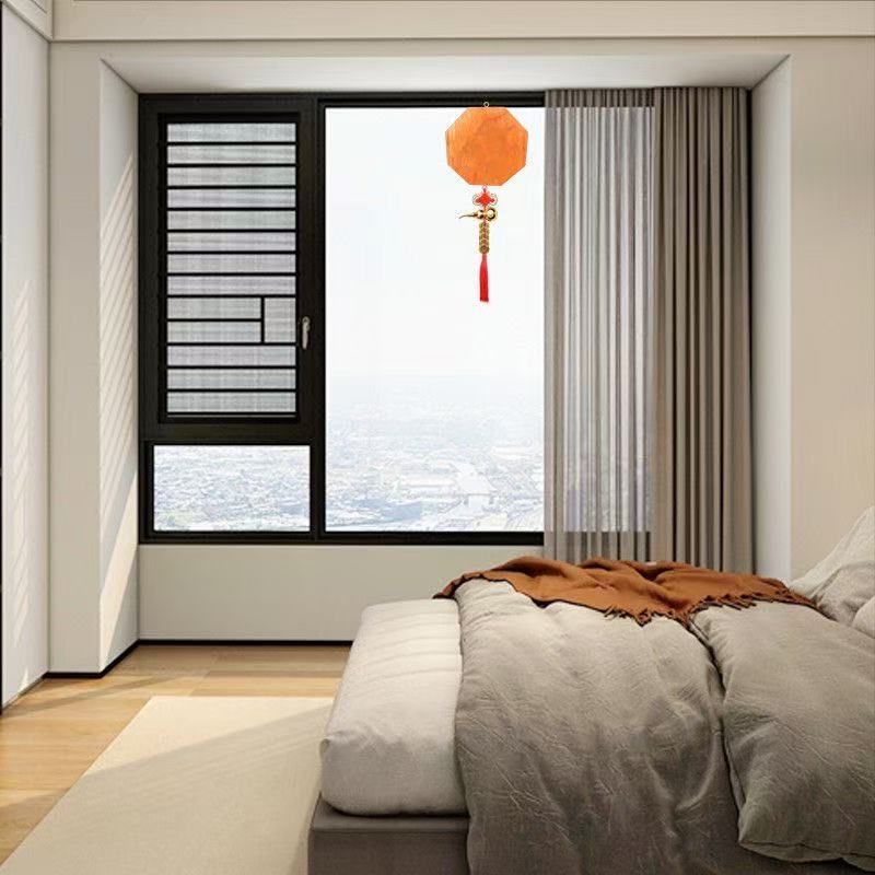 Bagua Peach Wood Mirror