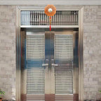 Bagua Peach Wood Mirror