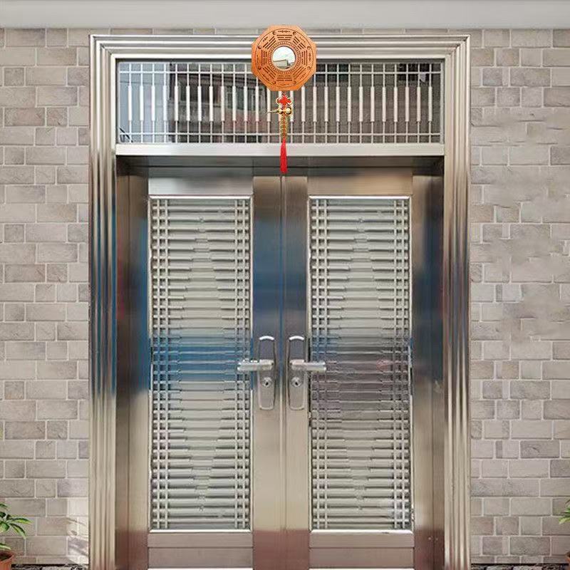 Bagua Peach Wood Mirror