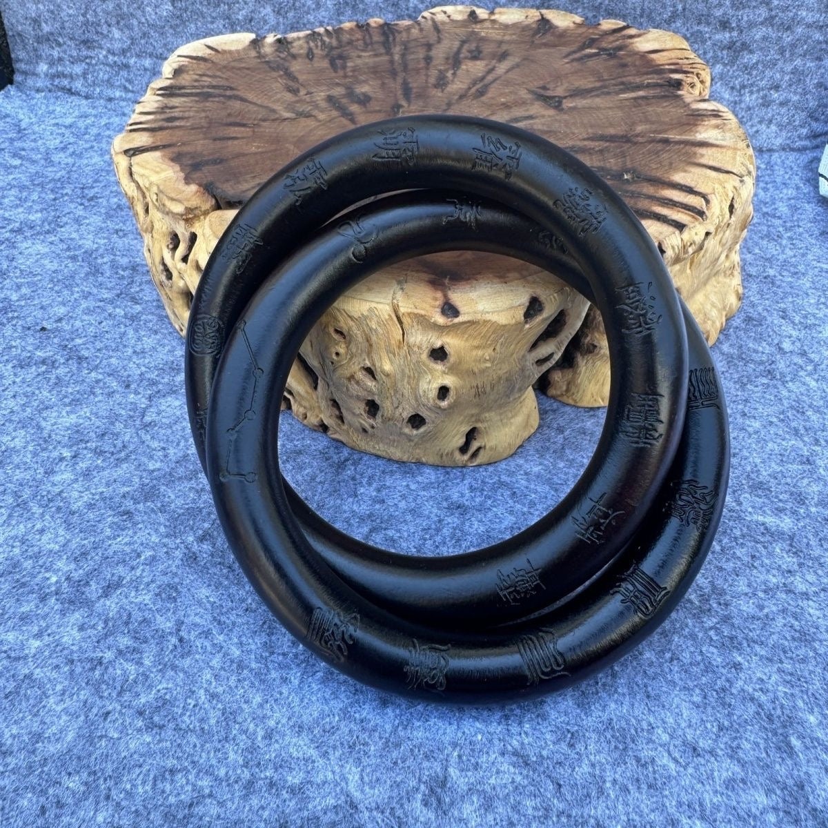 Nine-Syllable Mantra Yin-Yang Bracelet