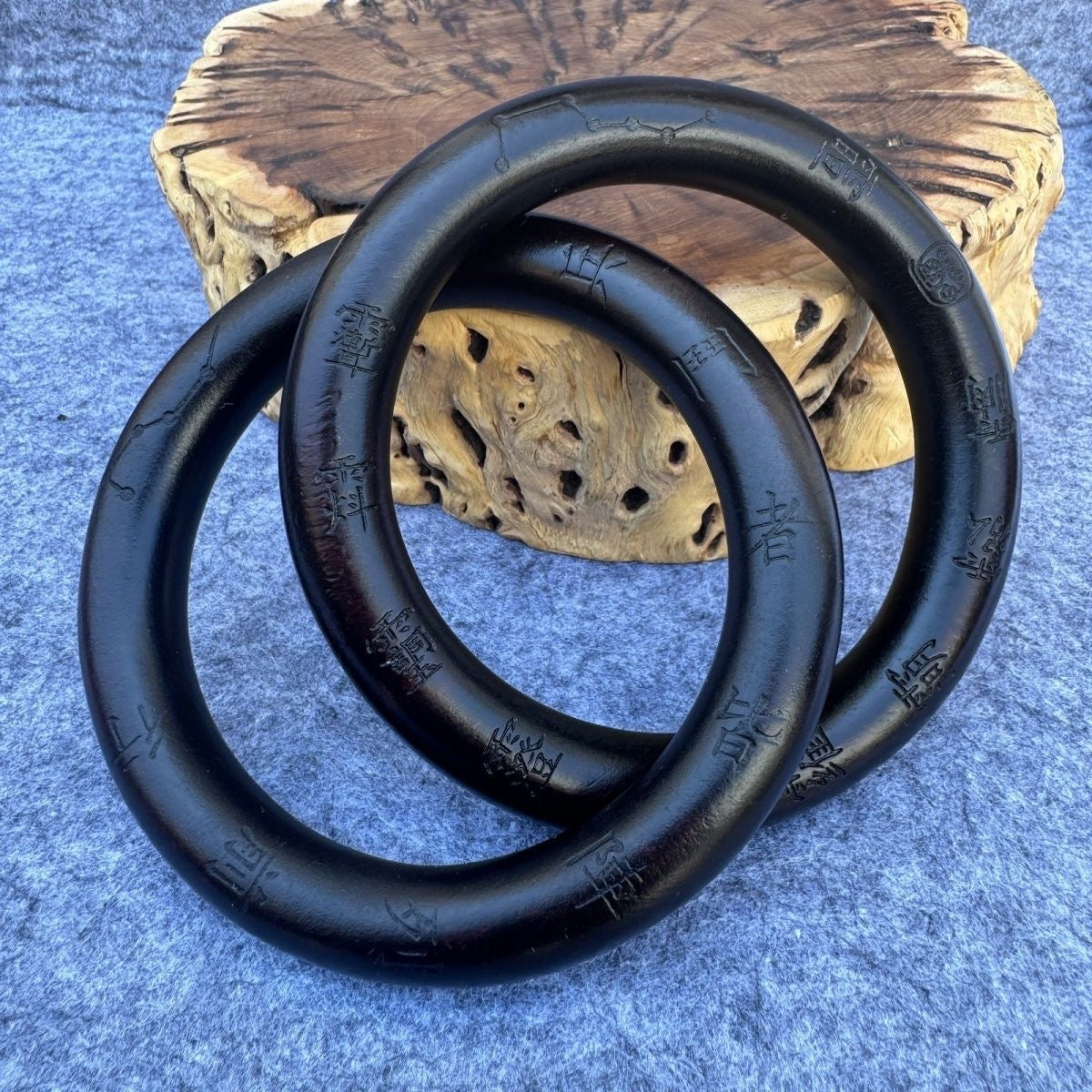 Nine-Syllable Mantra Yin-Yang Bracelet