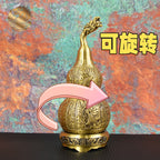 Rotating Brass Gourd Entryway Decorative Faucet Gourd