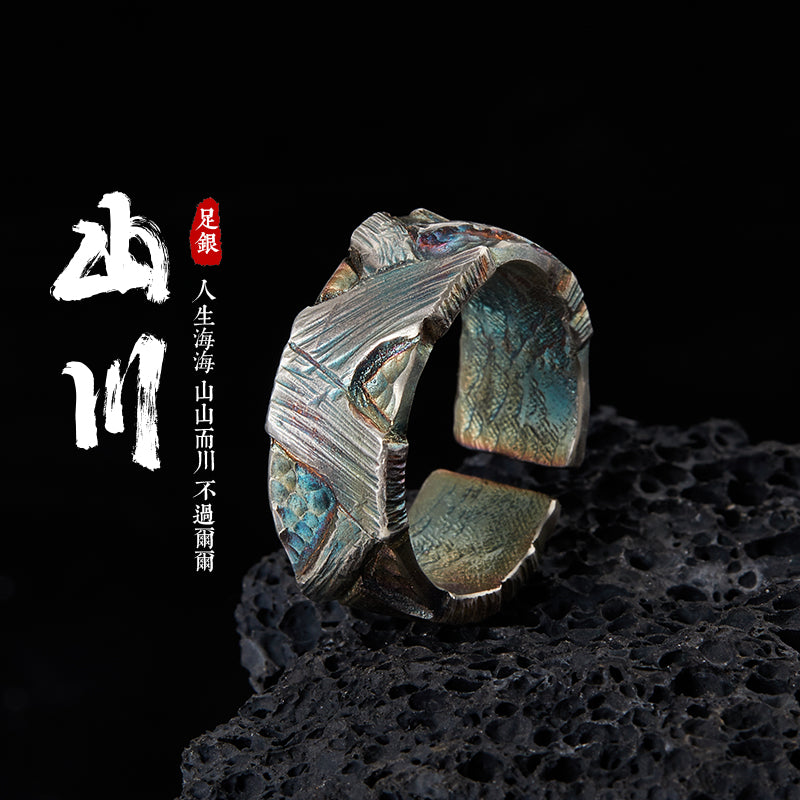 Retro Open-End Ring Design: Original Middle Finger Ring