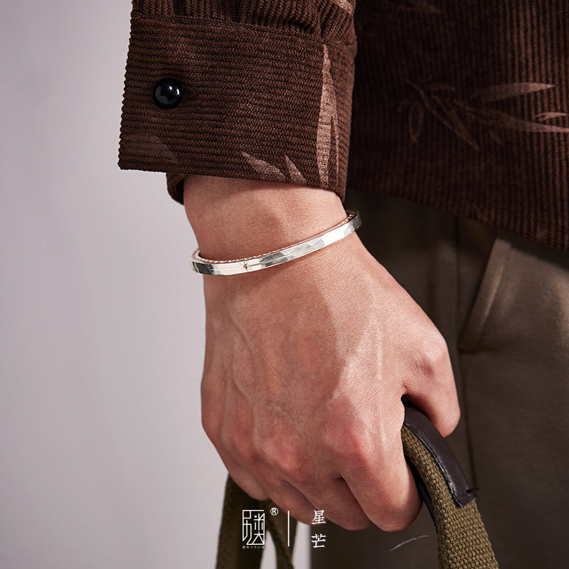 Sterling silver handmade bracelet