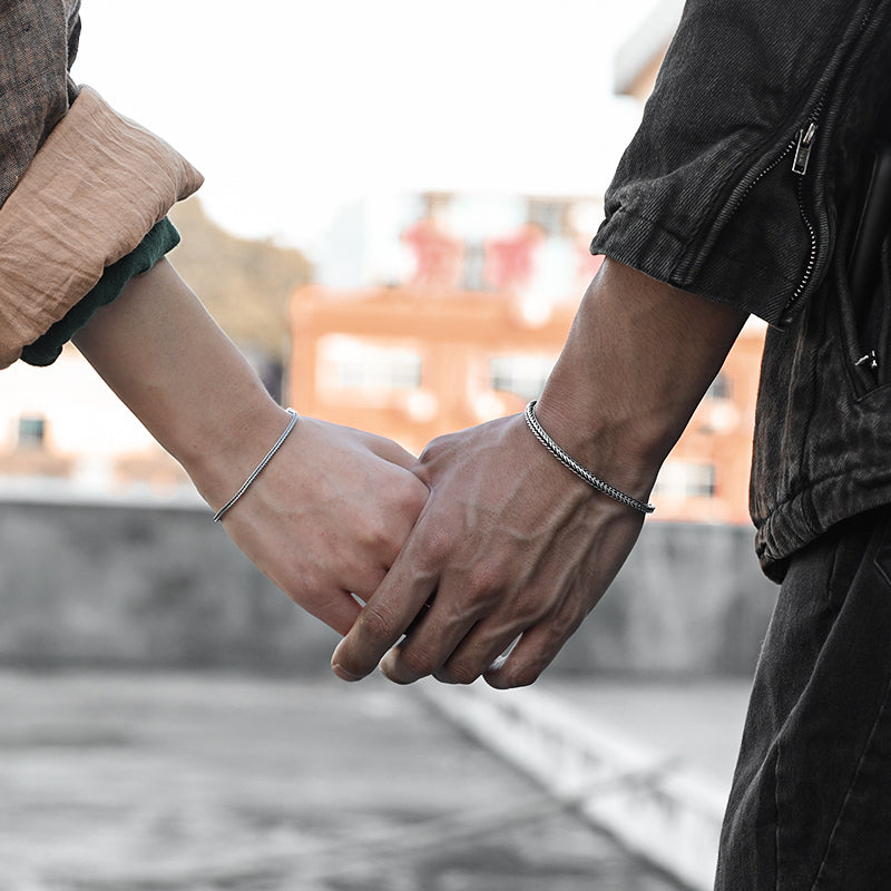 Foxtail couple bracelet
