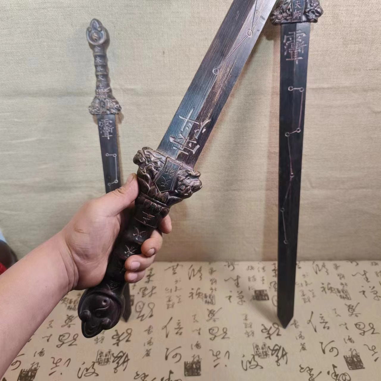 Seven-Star Peach Wood Sword