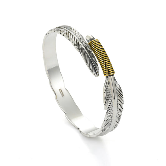 Taoist Ascension Auspicious 999 Fine Silver Consecrated Cuff Bracelet