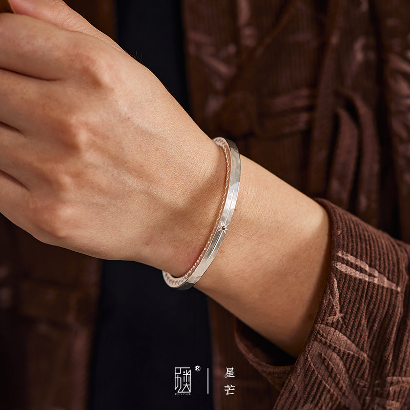 Sterling silver handmade bracelet