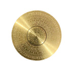 Double-sided spiral copper ornament with multiple coils