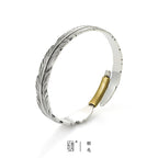 Open-Cuff Sterling Silver Bracelet Fashionable Silver Bangle