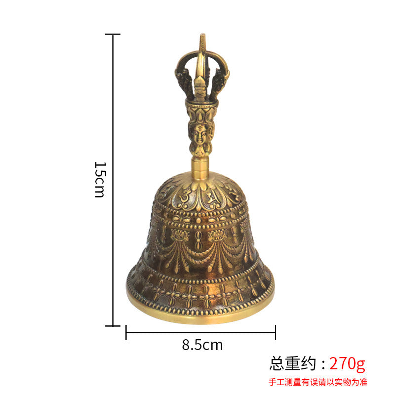 Brass Hand-Cranked Bell Copper Bell