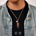 Handmade Feather Pendant