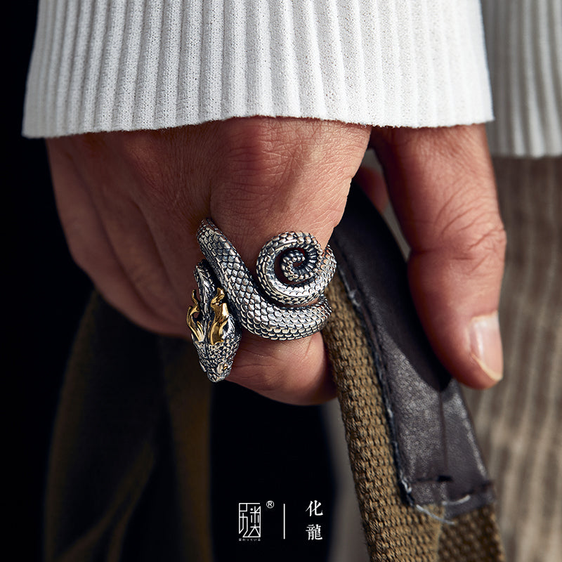 Snake Ring Single Ring Vintage Jewelry