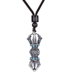 Six-Syllable Mantra Demon-Subduing Vajra Pendant for Fortune-Changing Necklace Jewelry