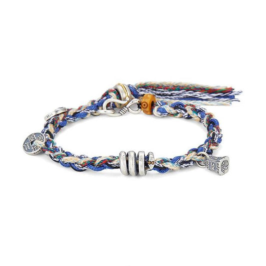 FlowOfChi Cotton & Wax Bracelet | Taoist Consecrated Blessing & Protection Bracelet