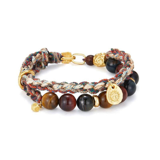 FlowOfChi Tiger’s Eye Bracelet | Taoist Consecrated Blessing & Protection Bracelet