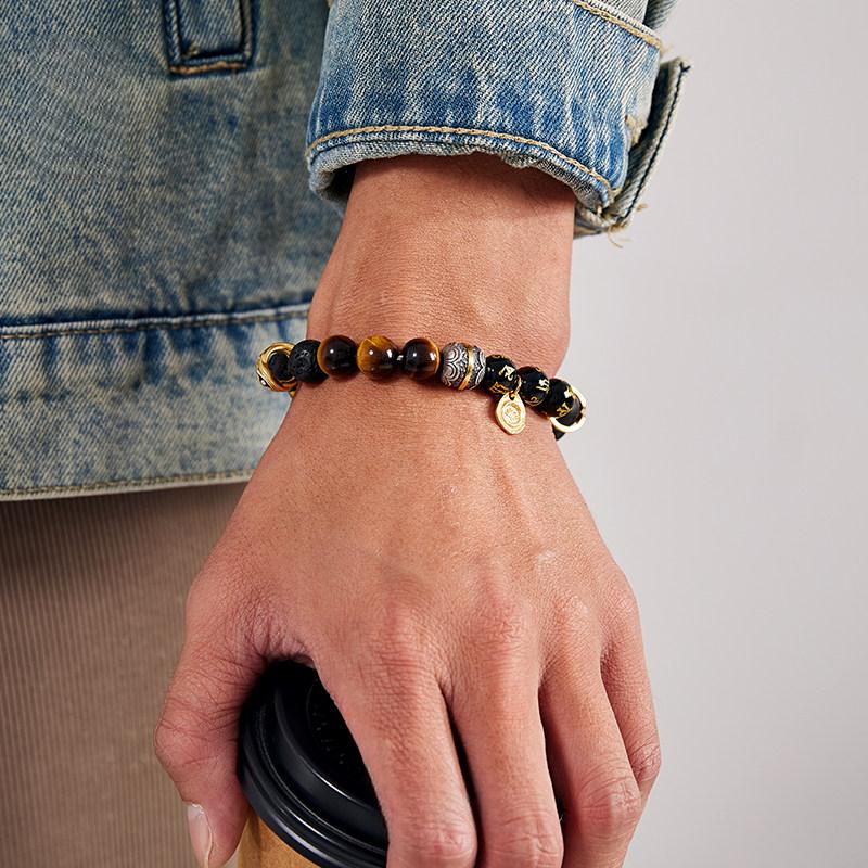 FlowofChi Destiny's Path (Tian Ming) Beaded Bracelet | Taoist Consecrated Courage & Freedom Bracelet