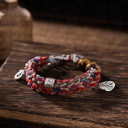 FlowOfChi Free Spirit Braided Bracelet | Taoist Consecrated Freedom & Peace Bracelet