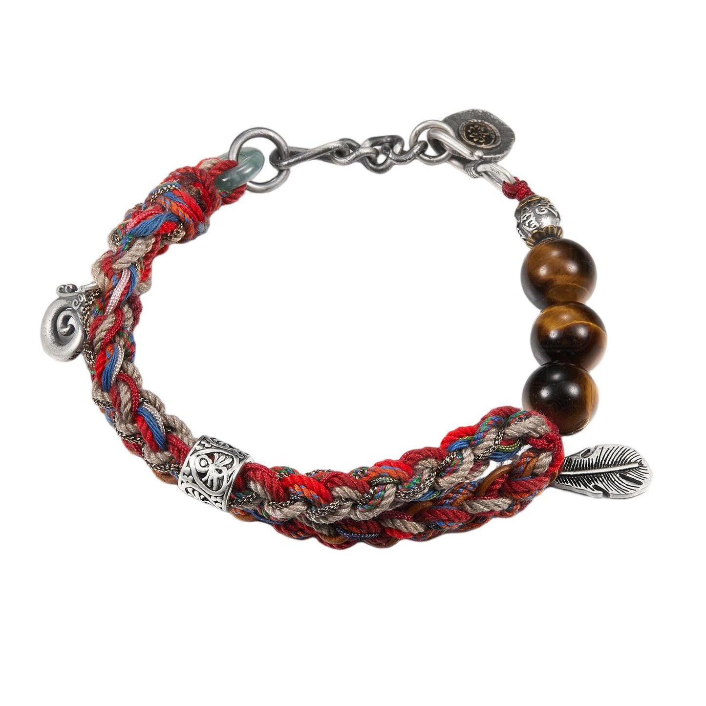 FlowOfChi Free Spirit Braided Bracelet | Taoist Consecrated Freedom & Peace Bracelet