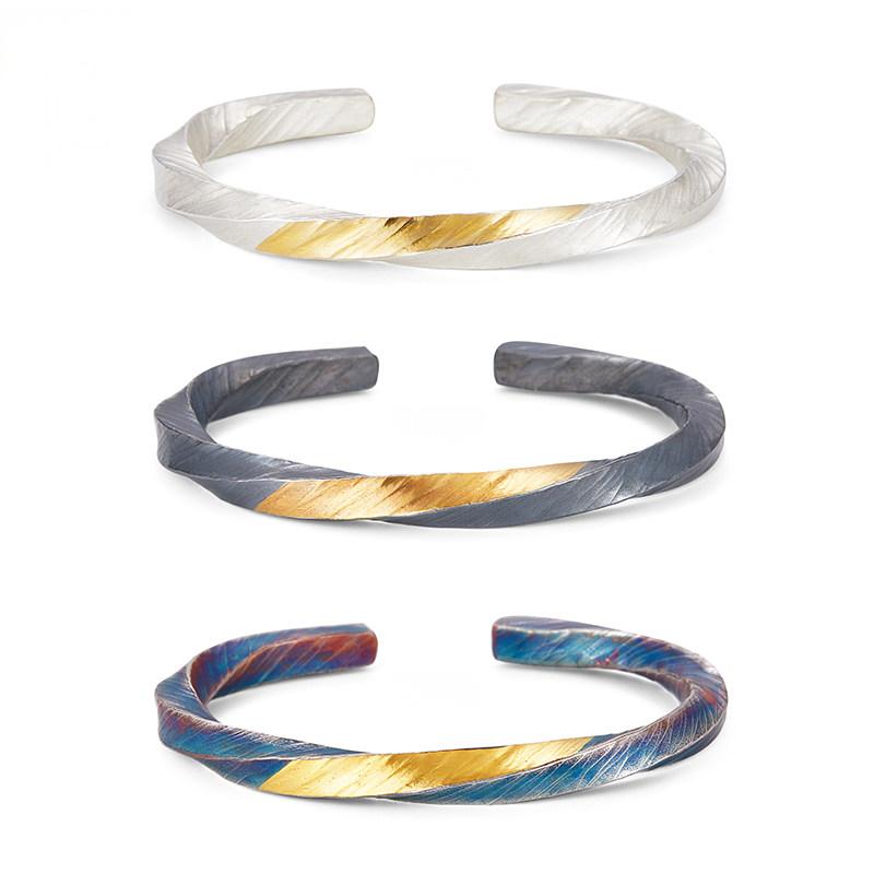 FlowOfChi Harmony Cuff Bangle Bracelet | Taoist Consecrated Strength & Peace Bangle