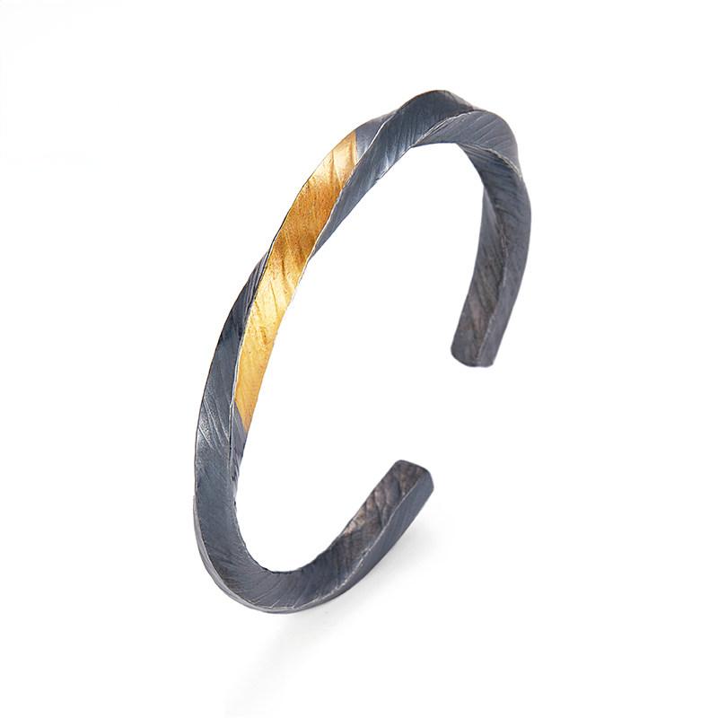 FlowOfChi Harmony Cuff Bangle Bracelet | Taoist Consecrated Strength & Peace Bangle