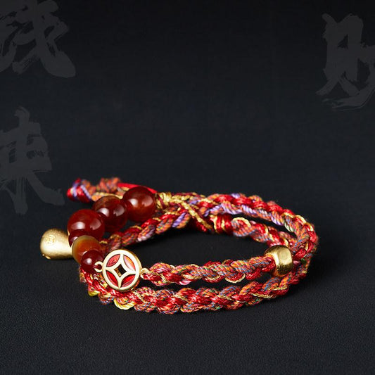 FlowofChi Wealth Flow (Qian Lai) Fortune Bracelet | Taoist Consecrated Wealth & Good Luck Bracelet